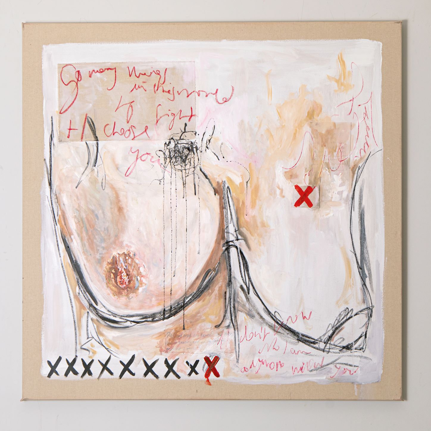 Kathryn Armitage, So Many Things In This World To Fight & I Chose You 2022 -100cmx100cm
